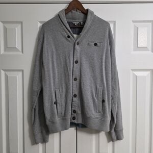 Ted Baker Gray Cardigan Sweater, Men's Size 7 (US XXXL)